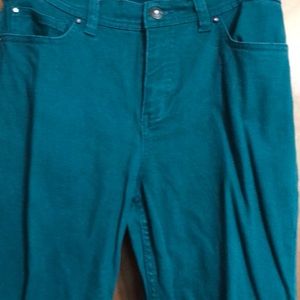 Denim & co jeans deep green